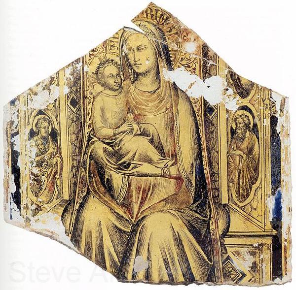 Lorenzo Monaco Virgin and Child Enthroned with Sts John the Baptist and John the Evangelist Norge oil painting art